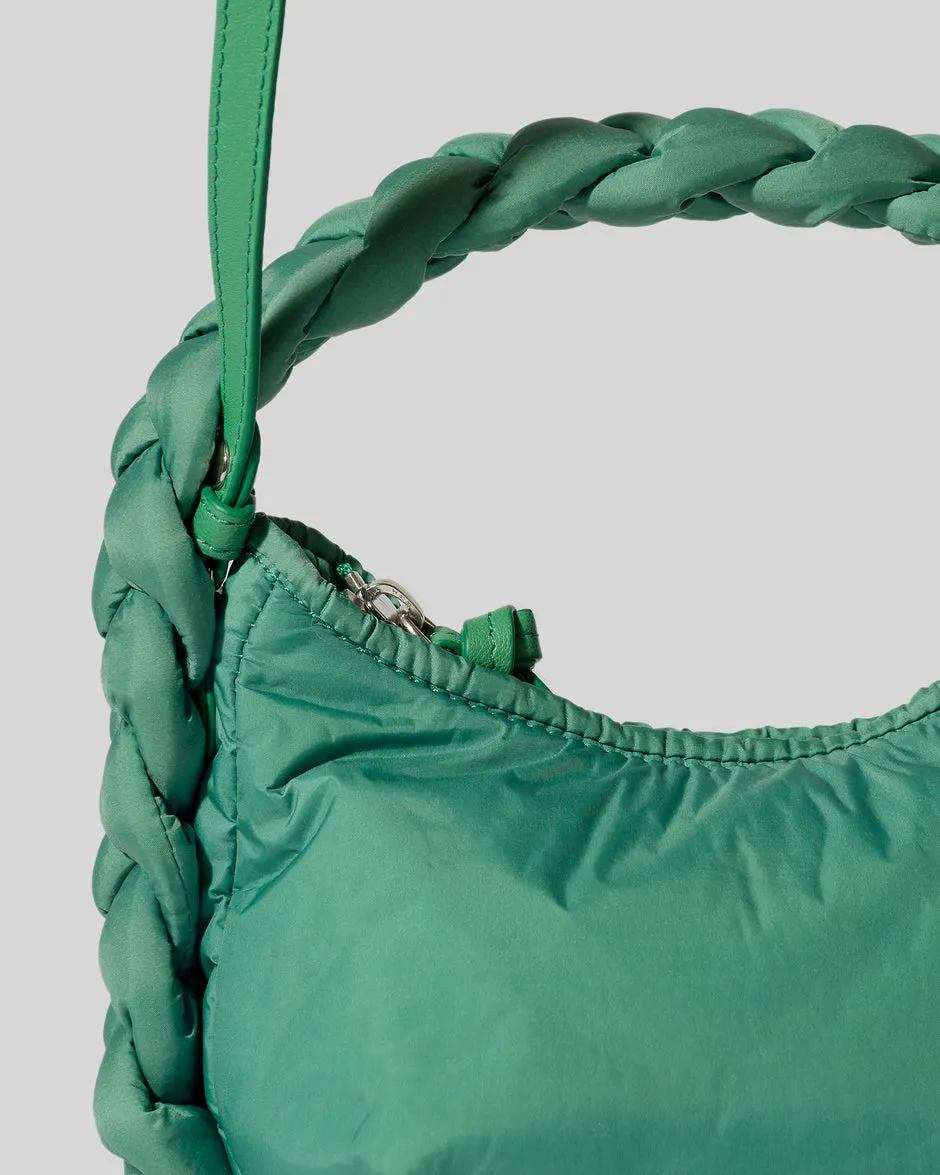  Hereu      Espiga Mini Nylon Plaited Crossbody Bag - Mint 