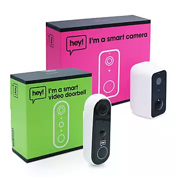 Hey Smart Surveillance Kit (Doorbell & External Camera) by Hey! | Kaleidoscope