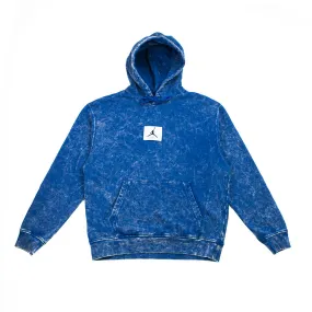 Jordan Essentials Washed Fleece Hoodie (French Blue)