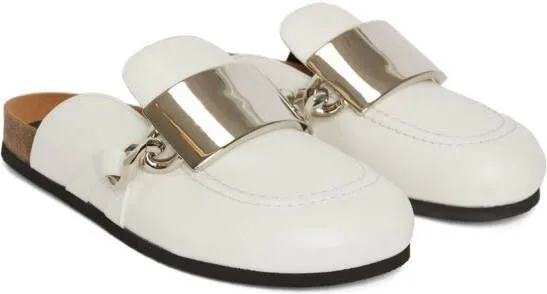 JW Anderson Gourmet Chain mules White