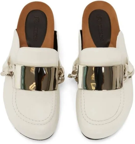 JW Anderson Gourmet Chain mules White