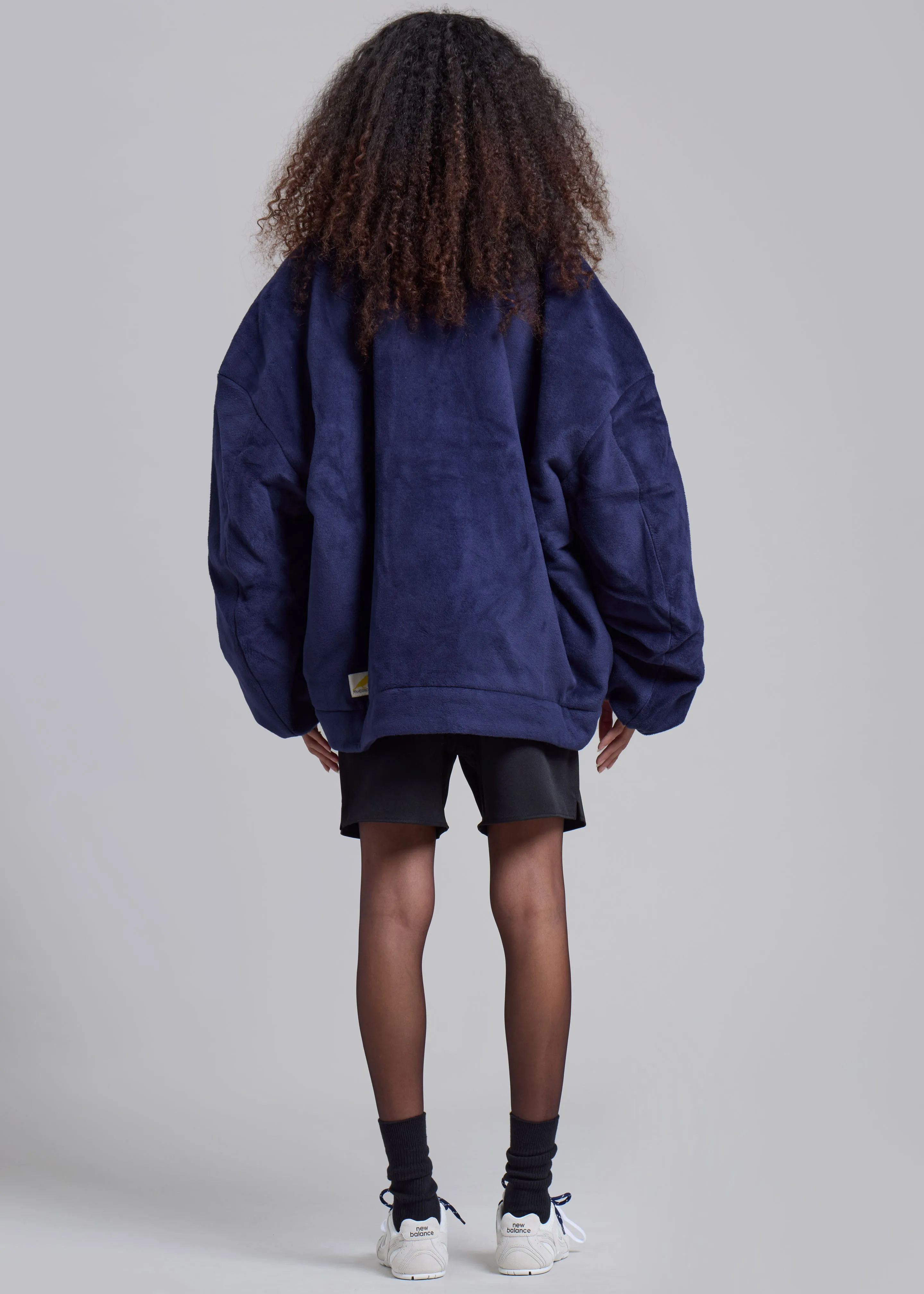 JW Anderson Oversized V-Neck Cardigan - Dark Navy