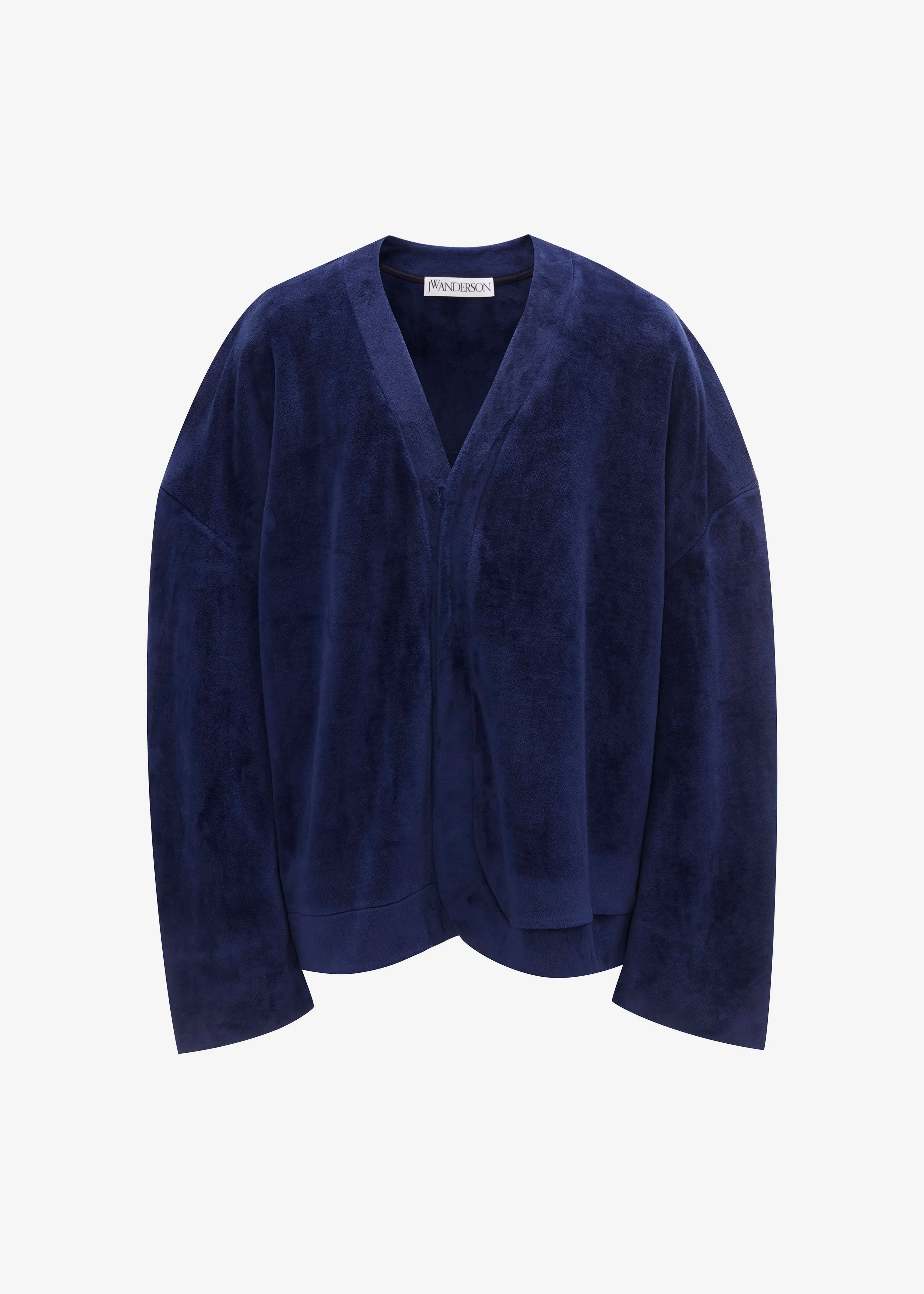 JW Anderson Oversized V-Neck Cardigan - Dark Navy