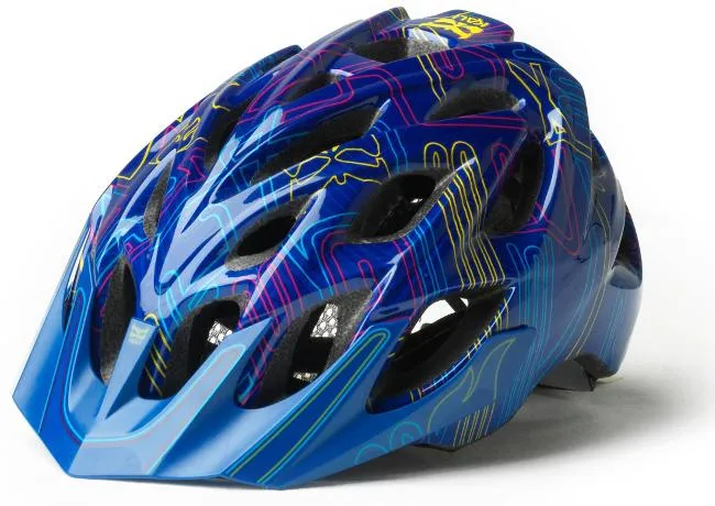 Kali Chakra Plus MTB Helmet - Neon Blue