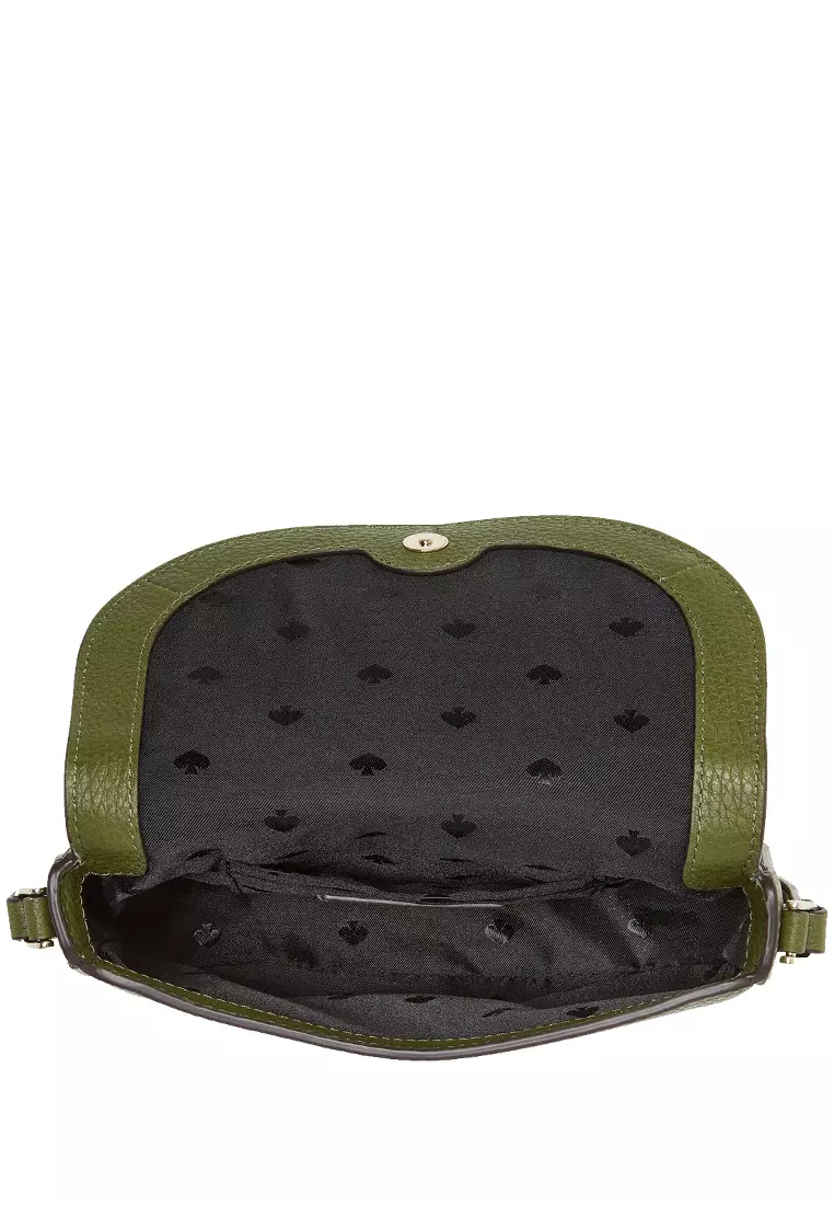 Kate Spade Kate Spade Leila Mini Flap Crossbody Bag in Enchanted Green WLR00396