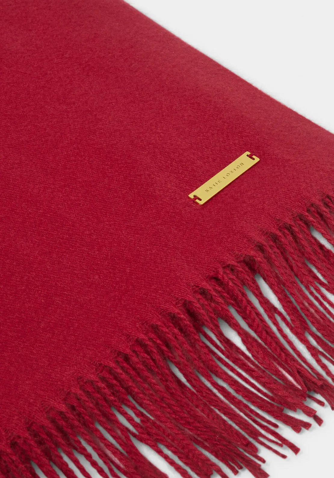 Katie Loxton Blanket Scarf, Red