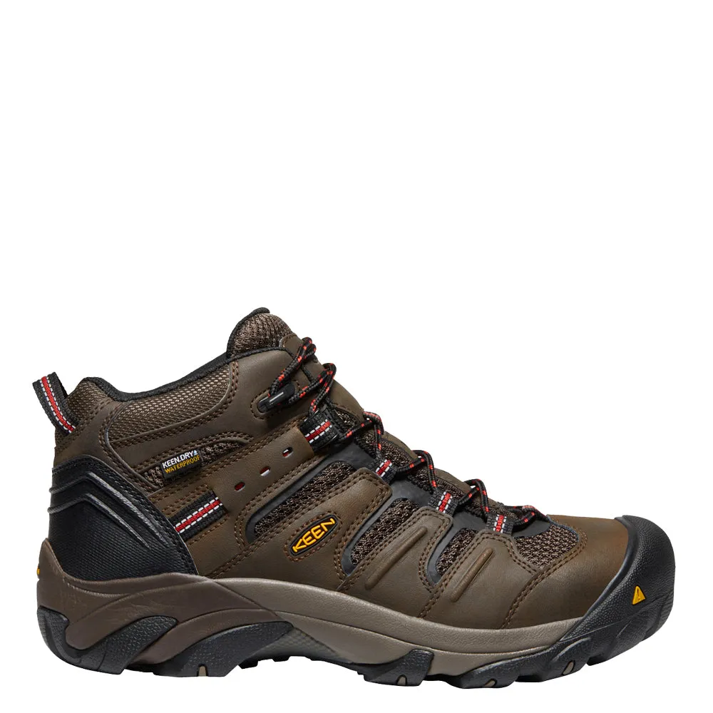 KEEN Utility Men's Lansing Mid Waterproof Steel Toe Work Boot