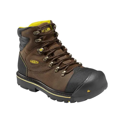 KEEN Utility Men's Milwaukee 6" Steel Toe Work Boot Slate Black