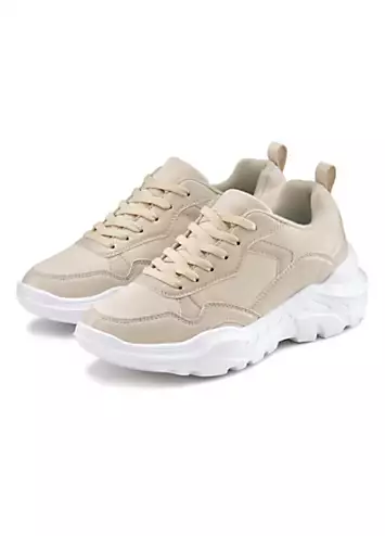 LASCANA Lace Up Trainers | Grattan