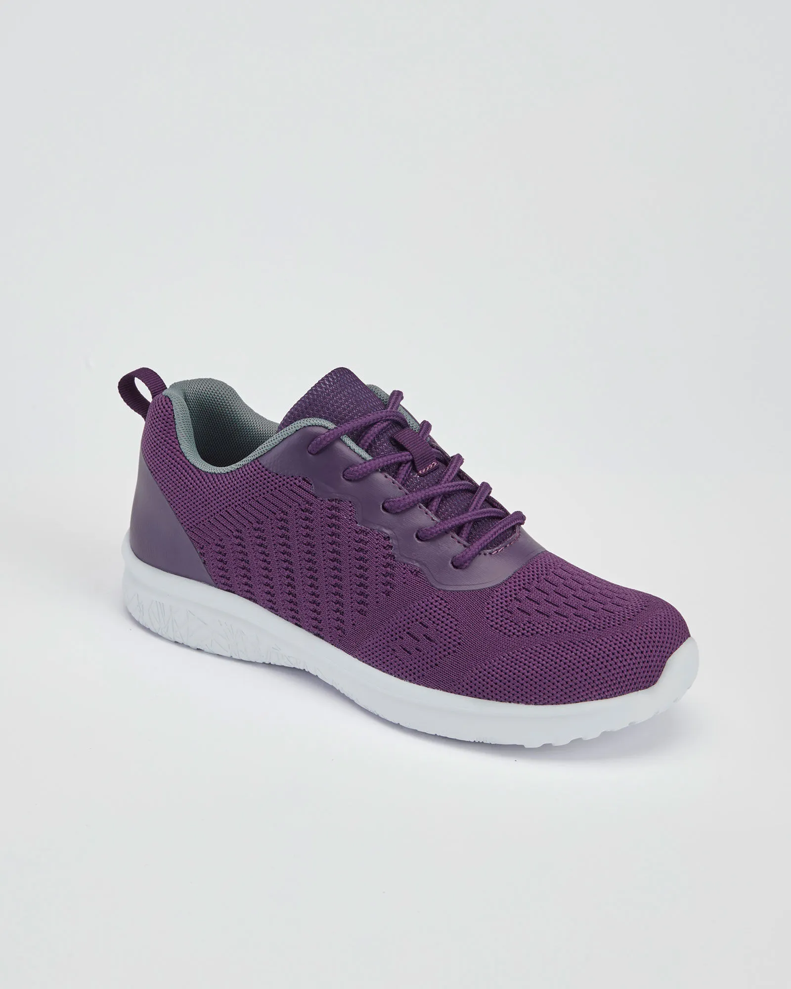 Lightweight Memory Foam Lace-Up Trainers