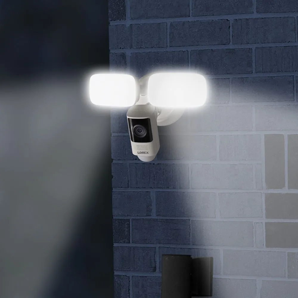 Lorex 2K Wired Floodlight Security Camera