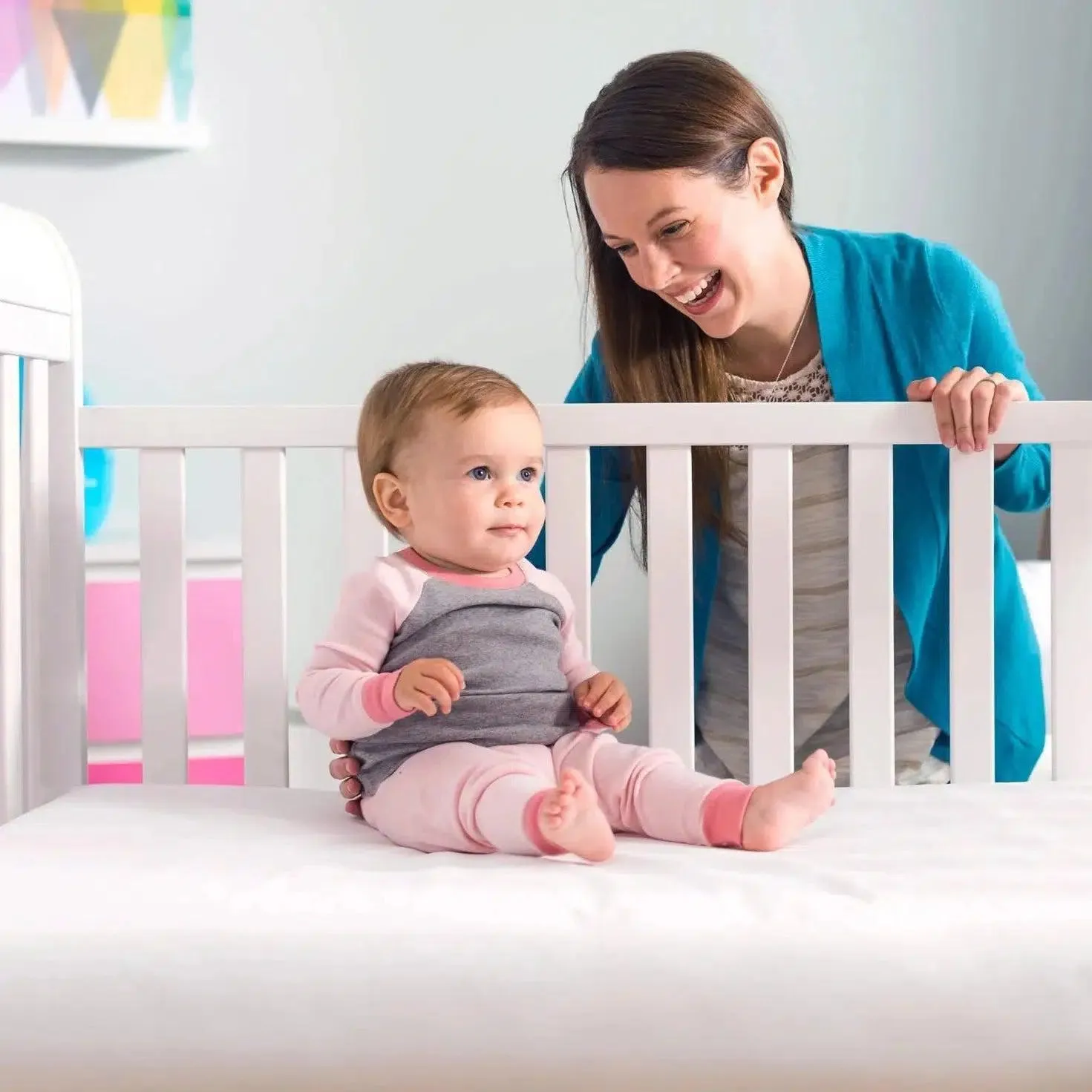 Lullaby Earth - Healthy Support Waterproof Crib Mattress - Single Sided