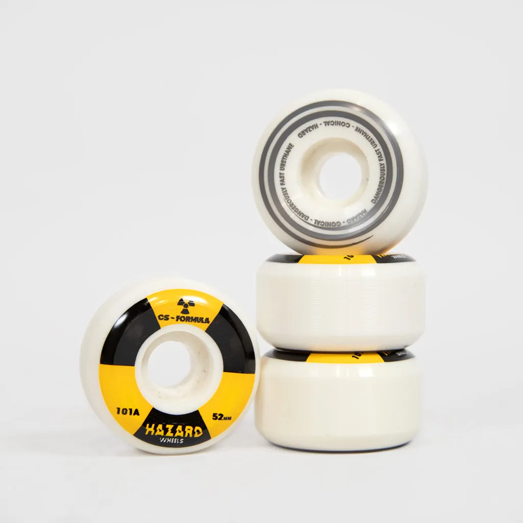 Madness Skateboards - Hazard 52mm 101a Radio Active Conical City Street Formula Wheels