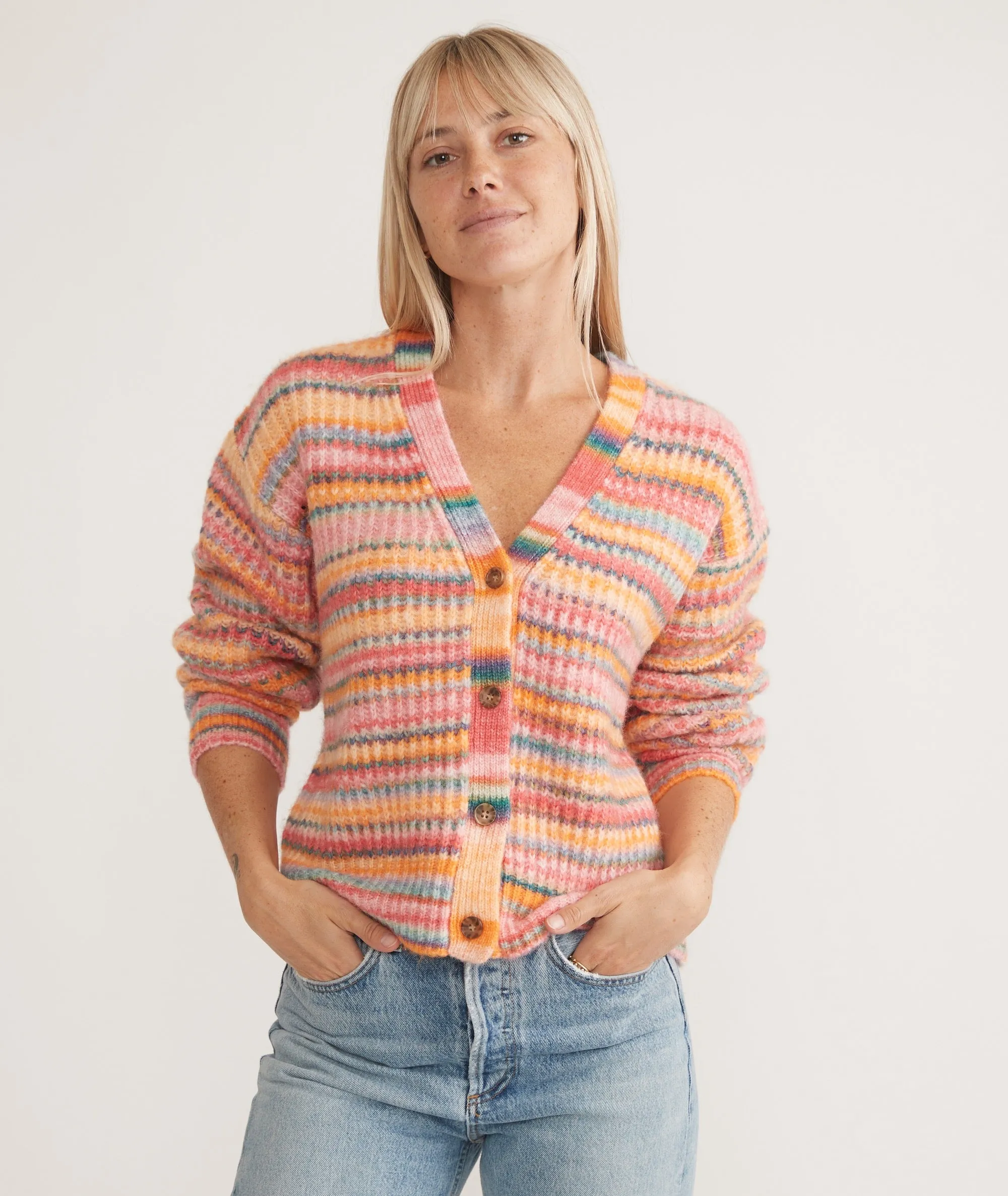 Marine Layer Dream Yarn Crop Cardigan