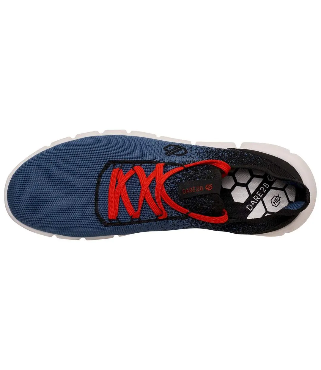 Mens hex-at trainers stellar blue/bright salmon Dare 2B