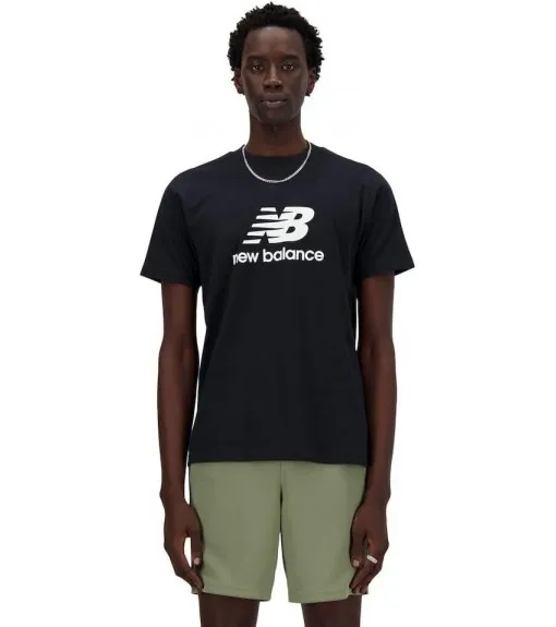 Men's T-shirt New Balance Seslcottee MT41502 BK