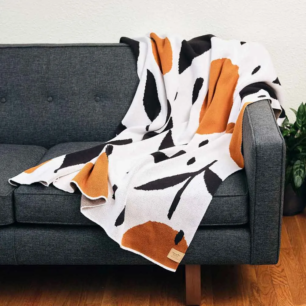 Misha Zadeh Cotton Throw Blanket