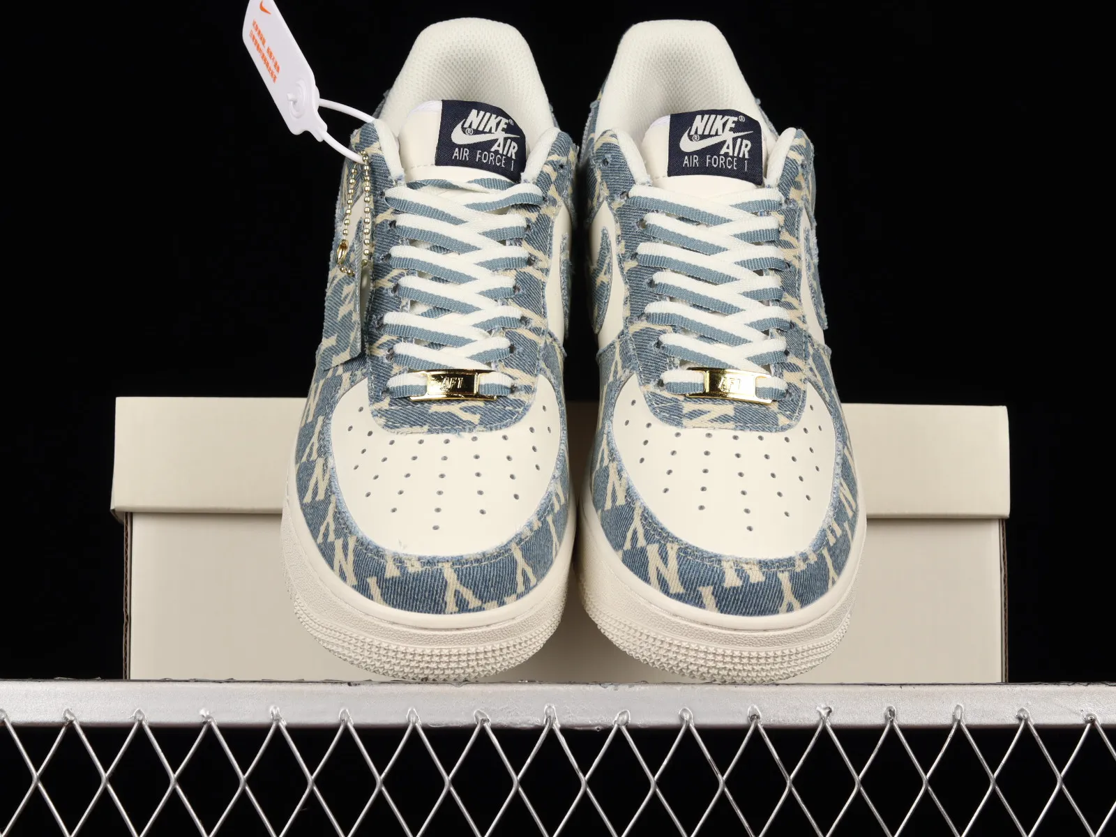 MLB x Nike Air Force 1 07 Low Denim Blue White CW1888-602