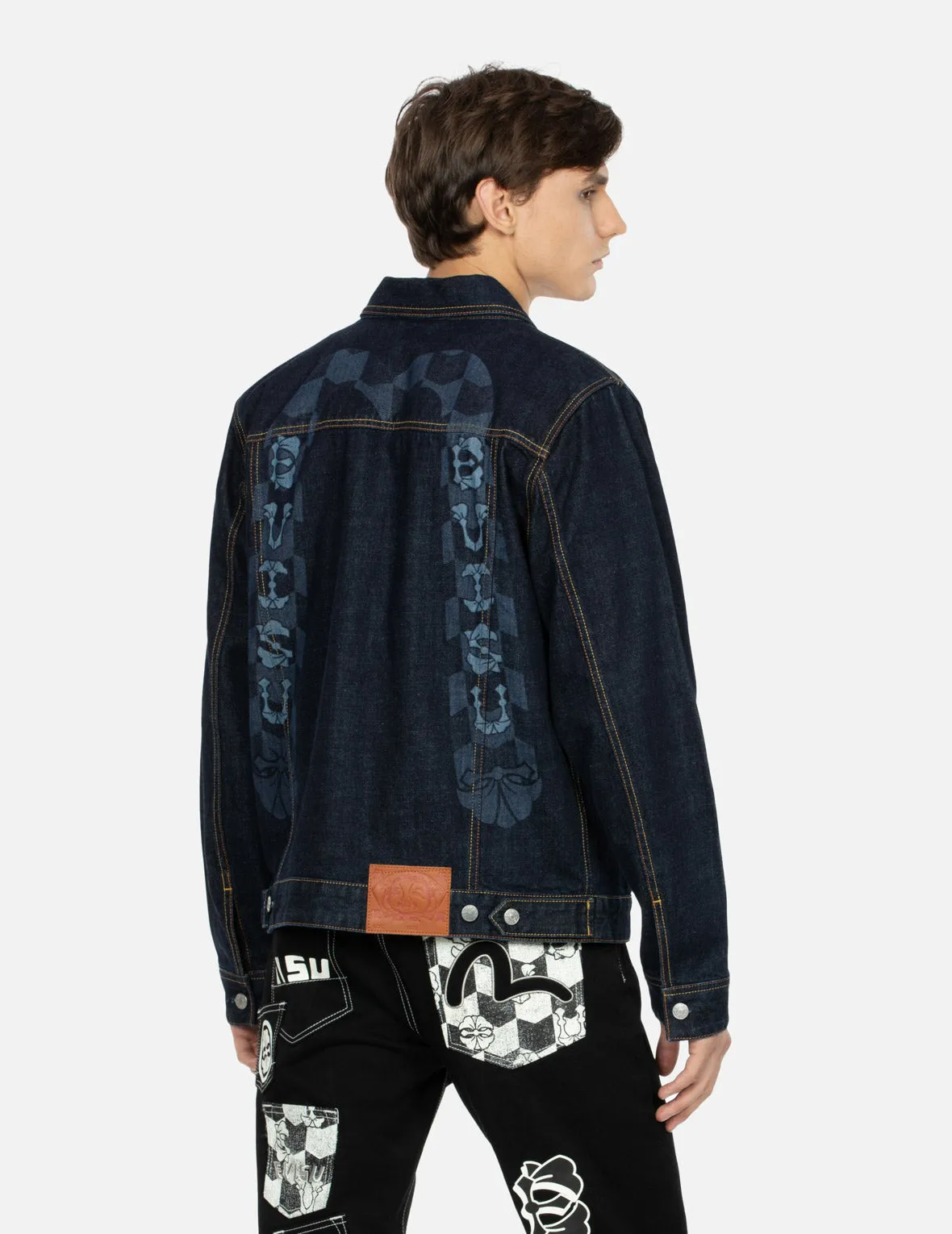 Monogram Daicock Regular Fit Denim Jacket