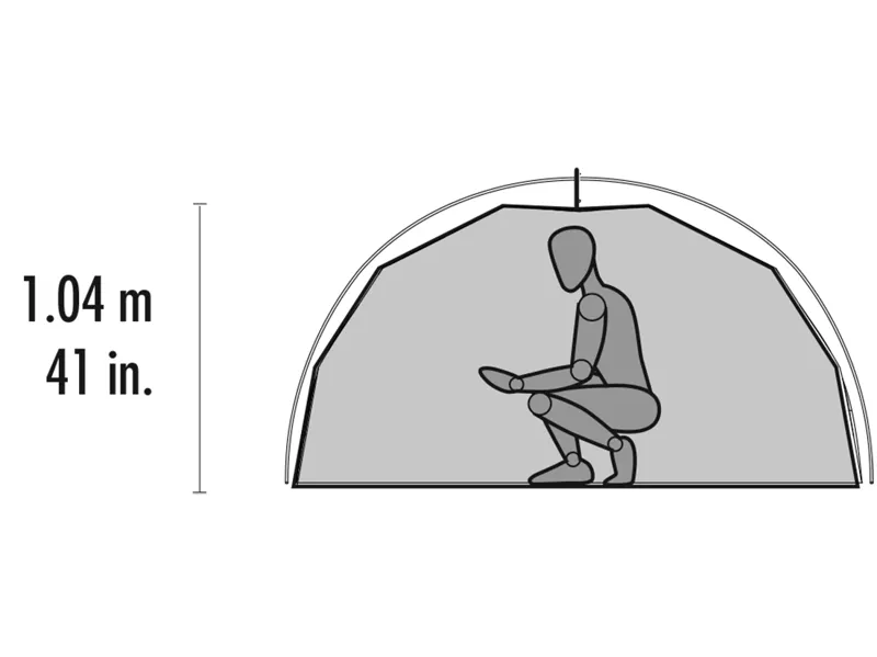 MSR Elixir 3 Backpacking Tent Green