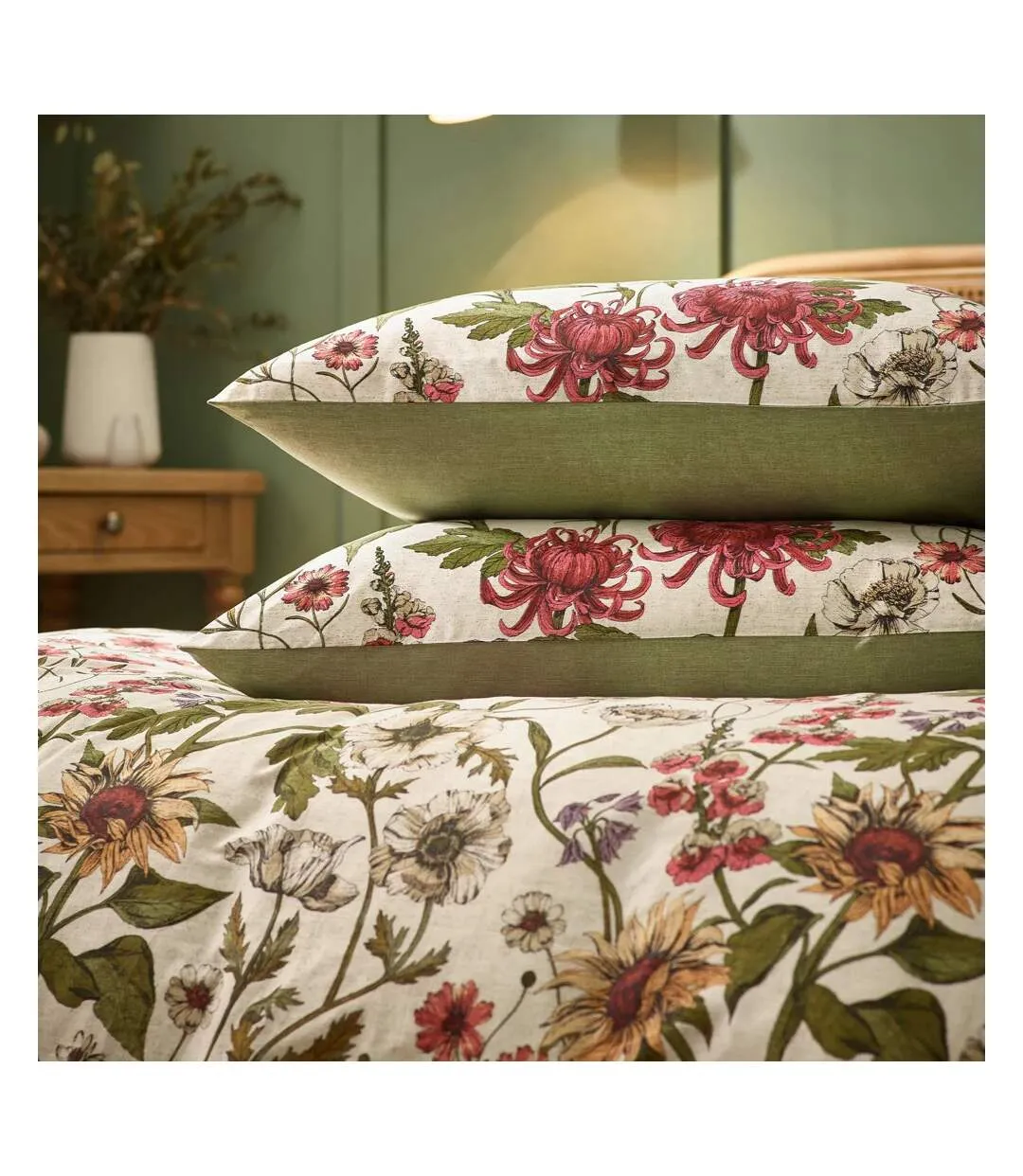 Nature wallflower duvet cover set natural Wylder