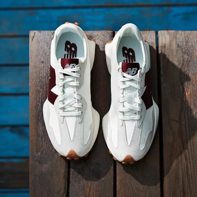 New Balance 327 'White Dark Red' Women's