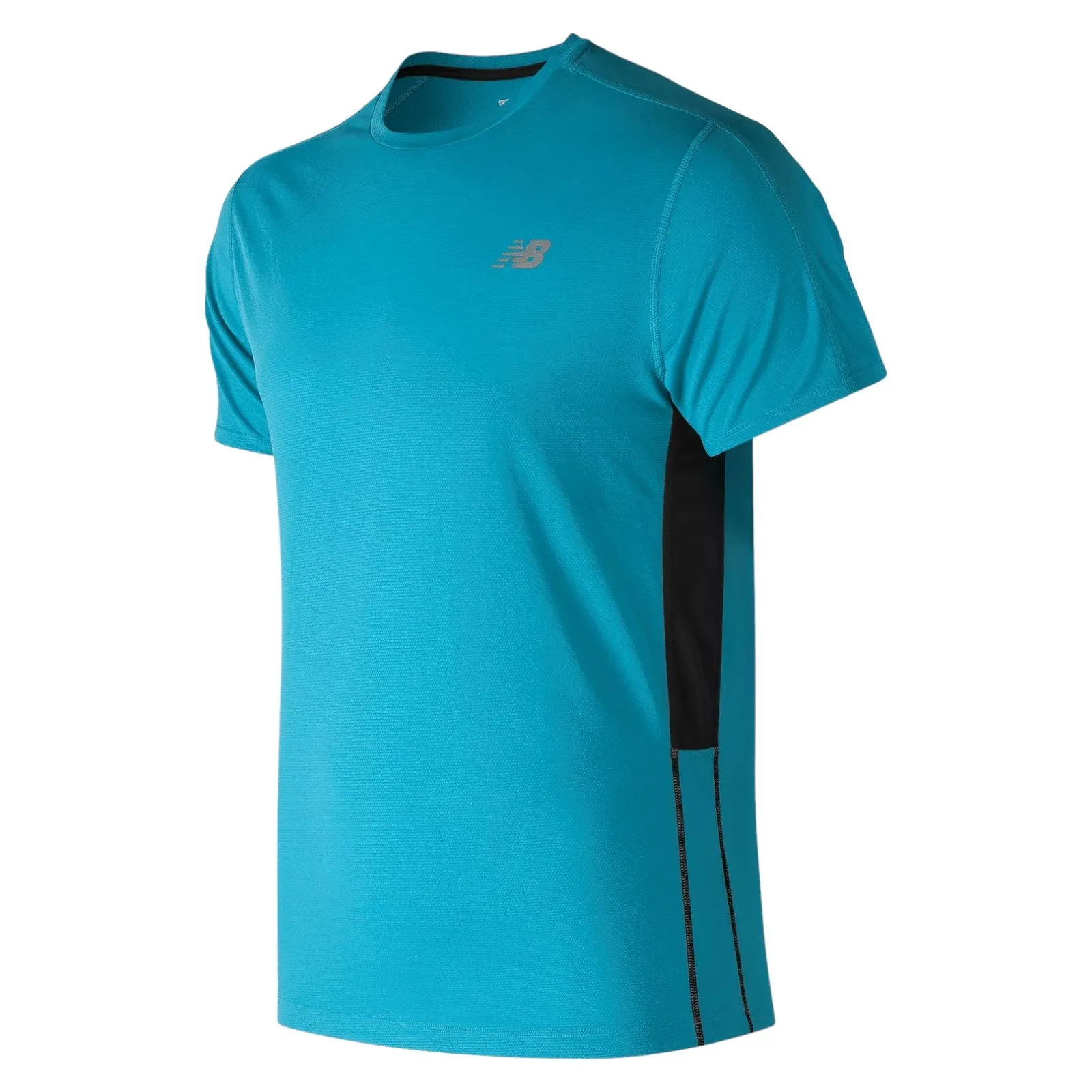 New Balance Accelerate Singlet Short Sleeved Tee - Blue