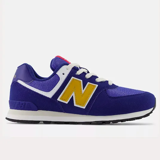 New Balance Big Kid’s 574 Night Sky with Gold Fusion