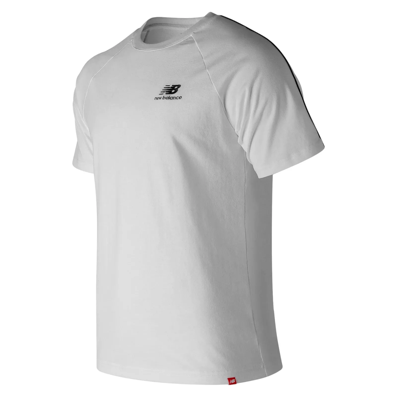 New Balance Essentials Pinstripe Tee - White