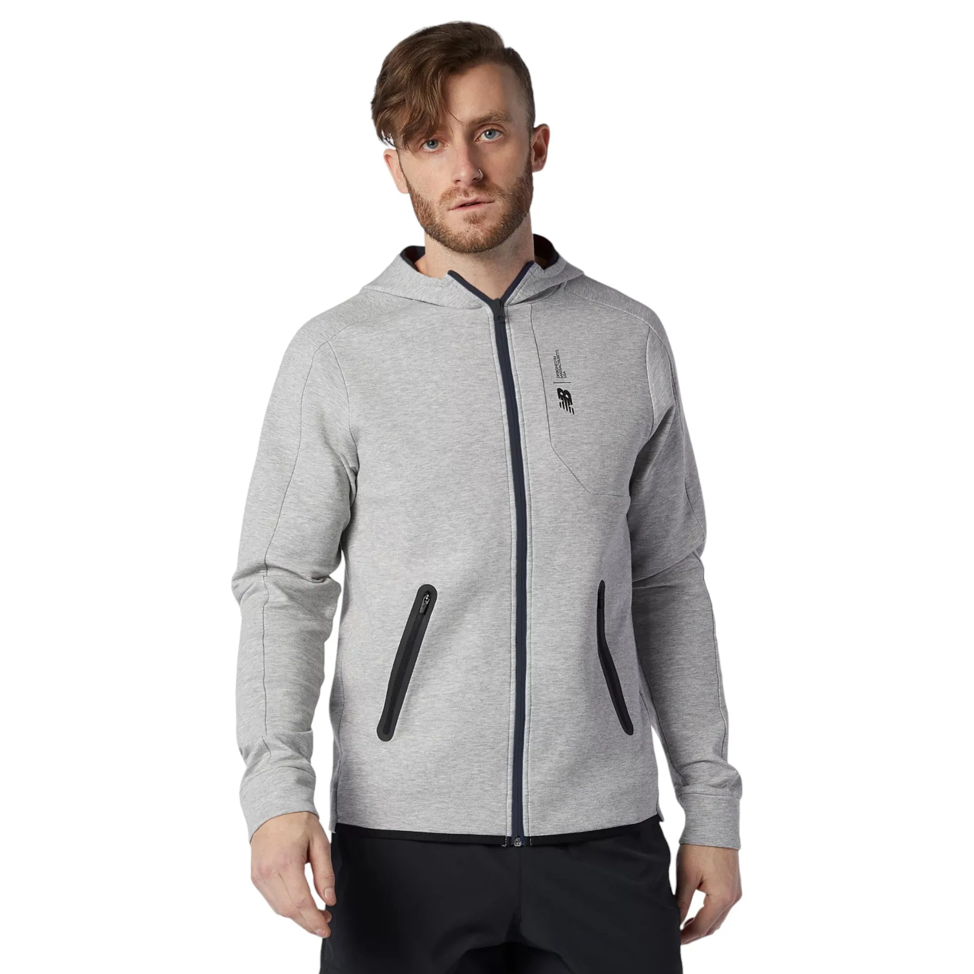 New Balance Fortitech Fleece Sports Jacket - Grey