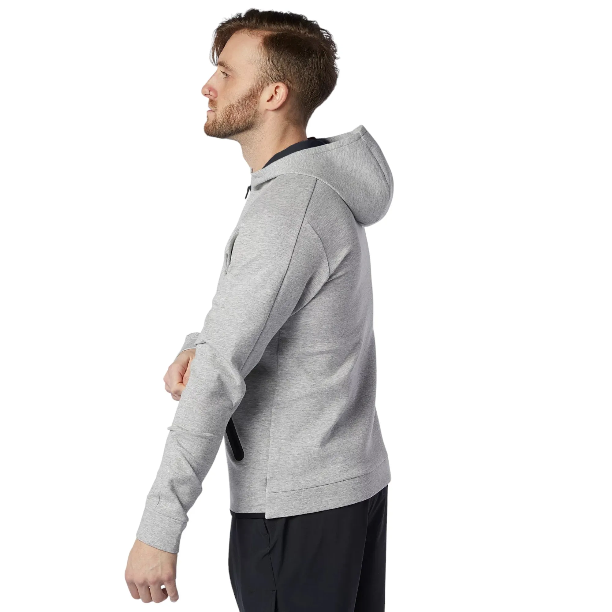 New Balance Fortitech Fleece Sports Jacket - Grey