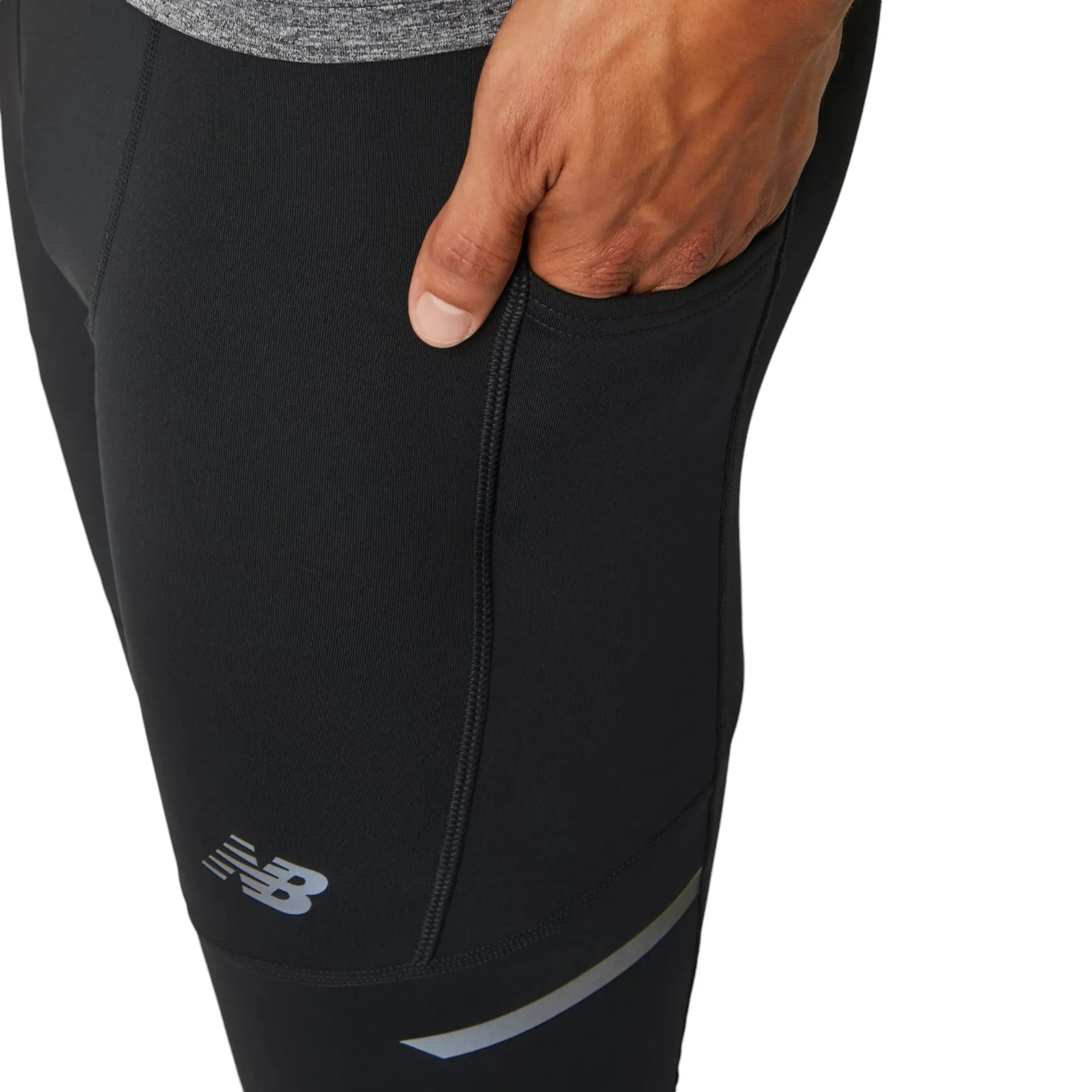 New Balance Men's Impact Tights - Black