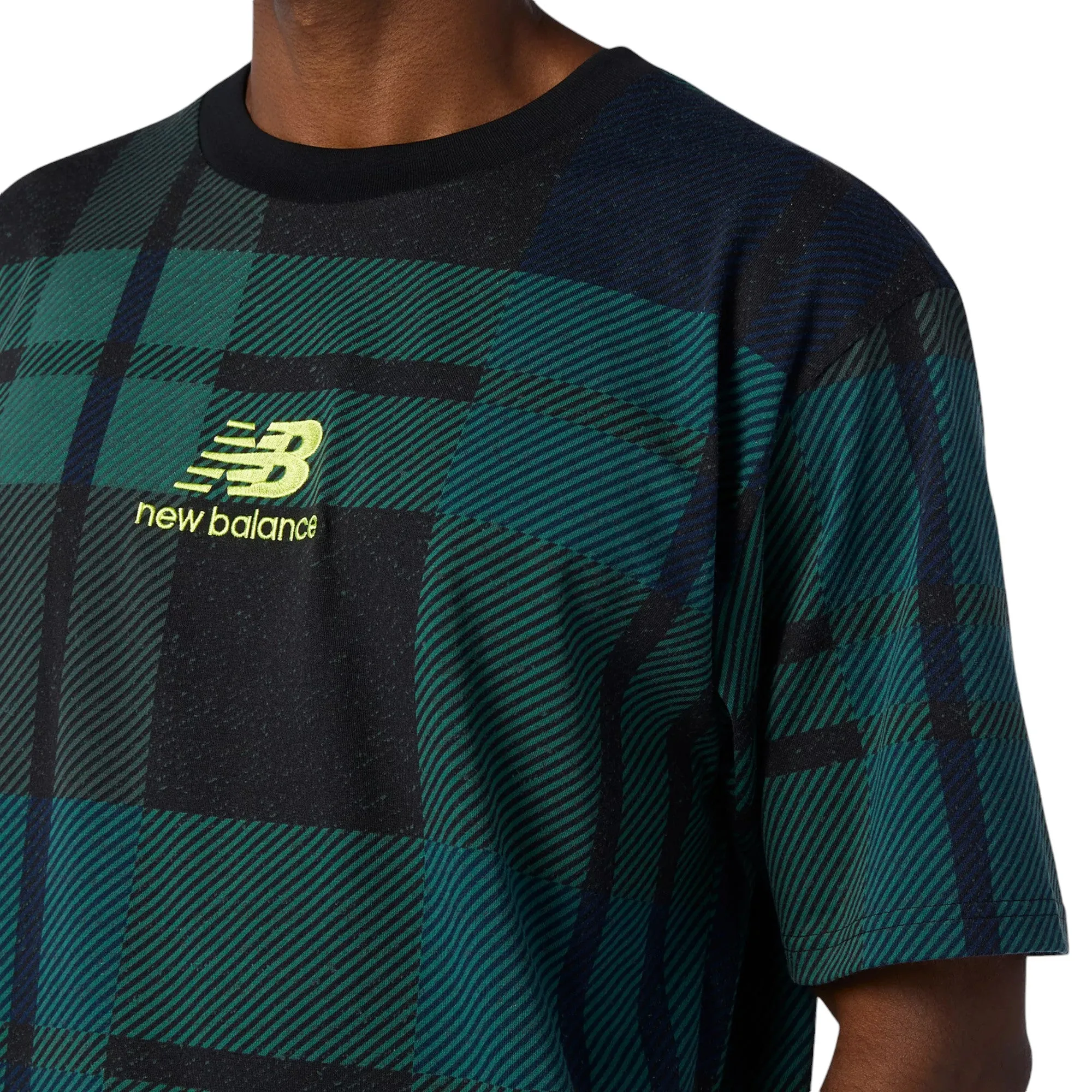 New Balance NB Athletics Black Watch Tee - Green