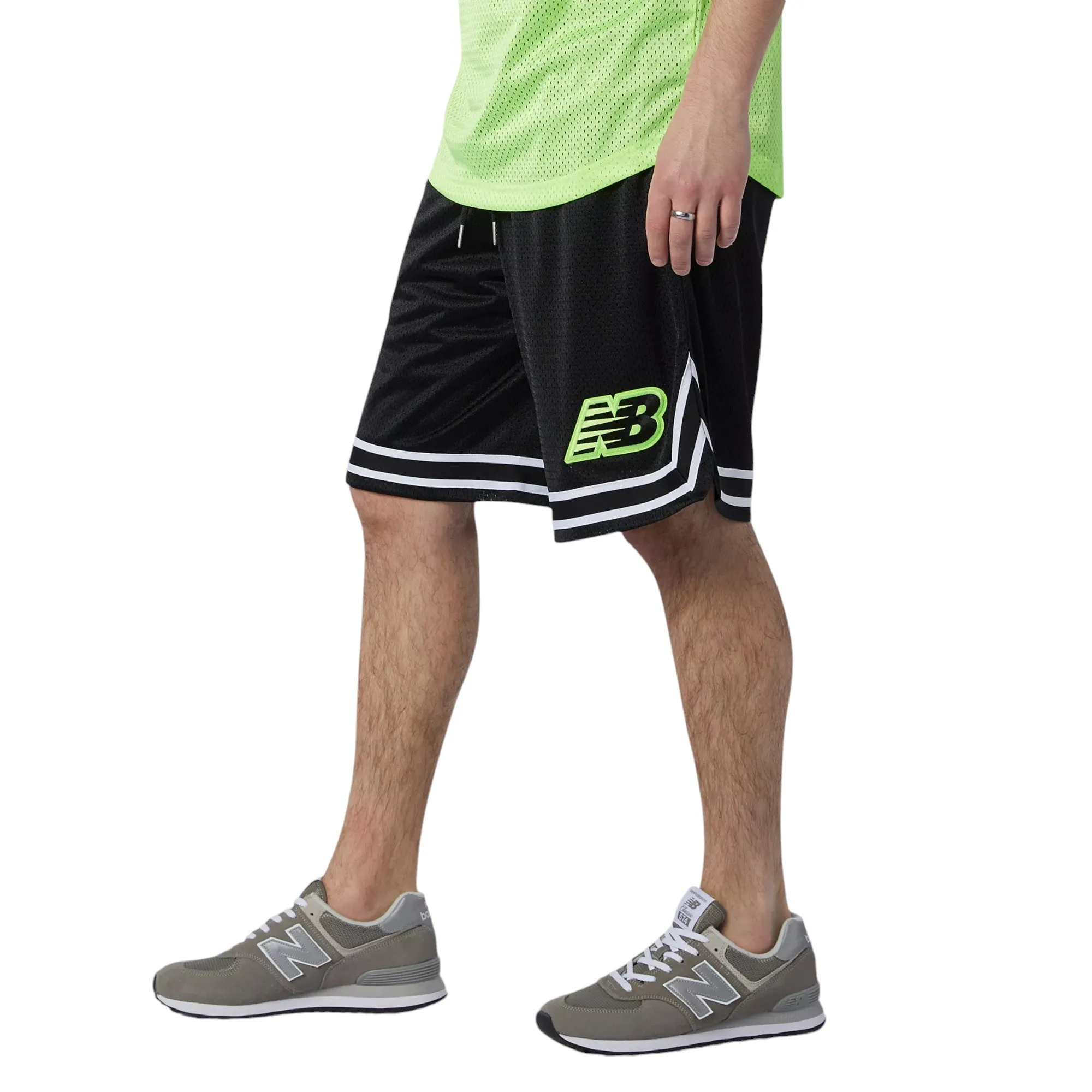 New Balance NB Athletics Psy Varsity Mesh Shorts - Black