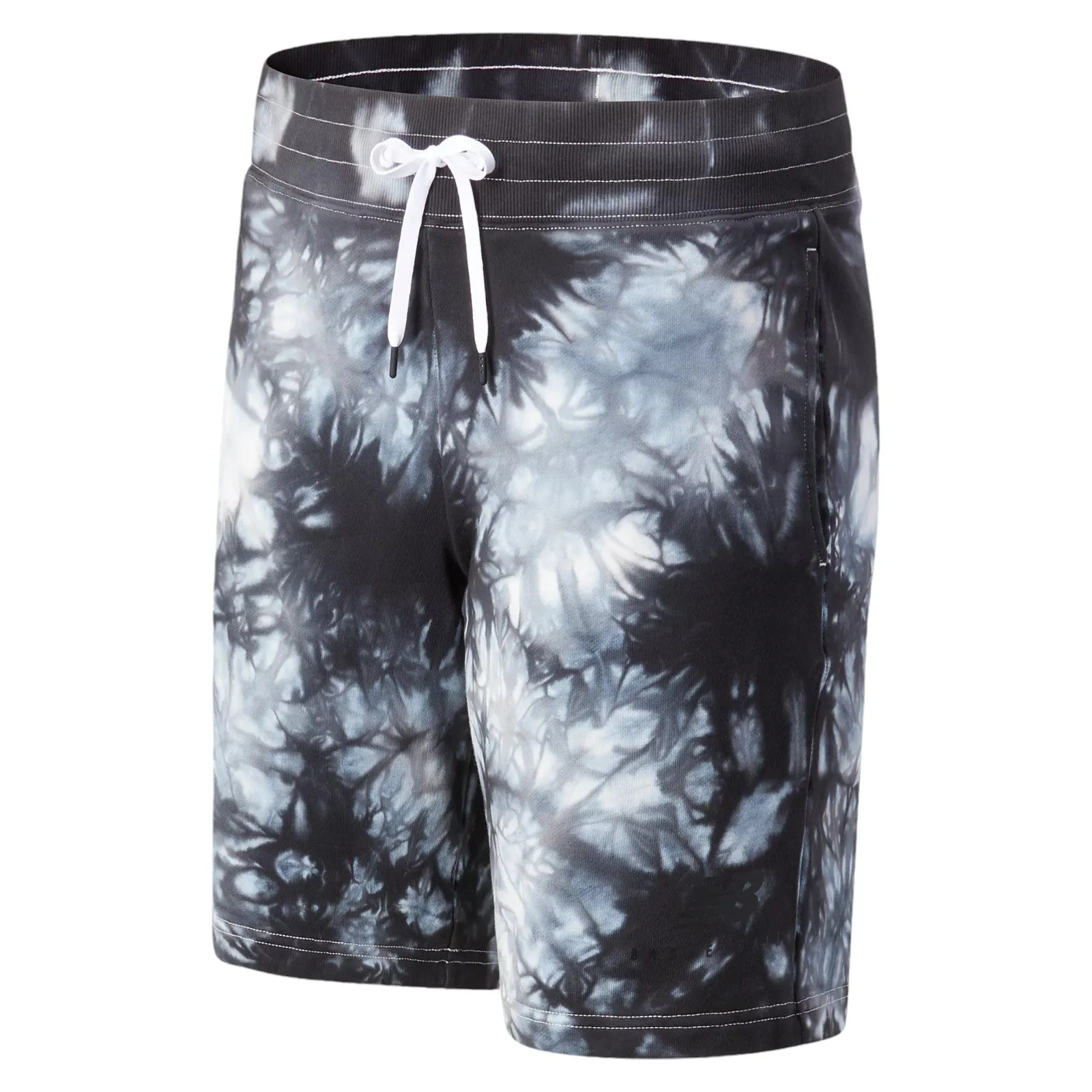 New Balance NB Basketball Blacktop Tie Dye Shorts - Black