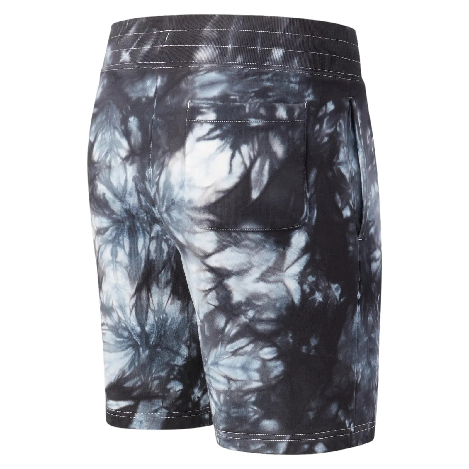 New Balance NB Basketball Blacktop Tie Dye Shorts - Black