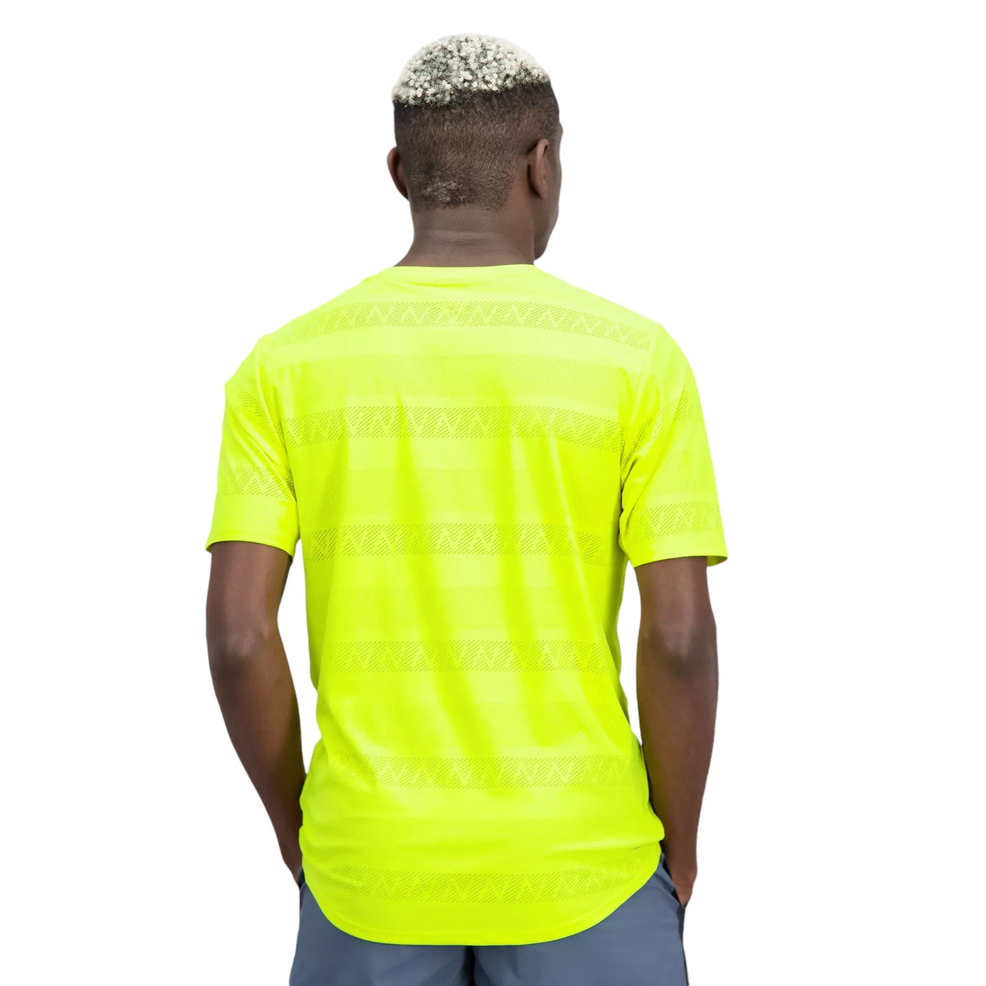 New Balance Q Speed Jacquard T-Shirt - Yellow