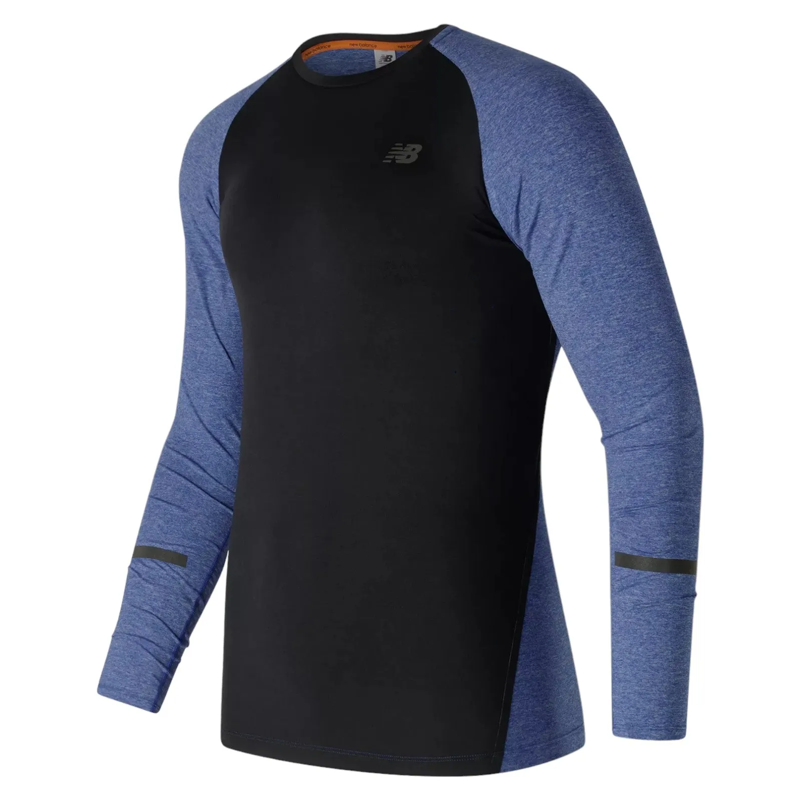 New Balance Trinamic Long Sleeved Running Tee - Blue