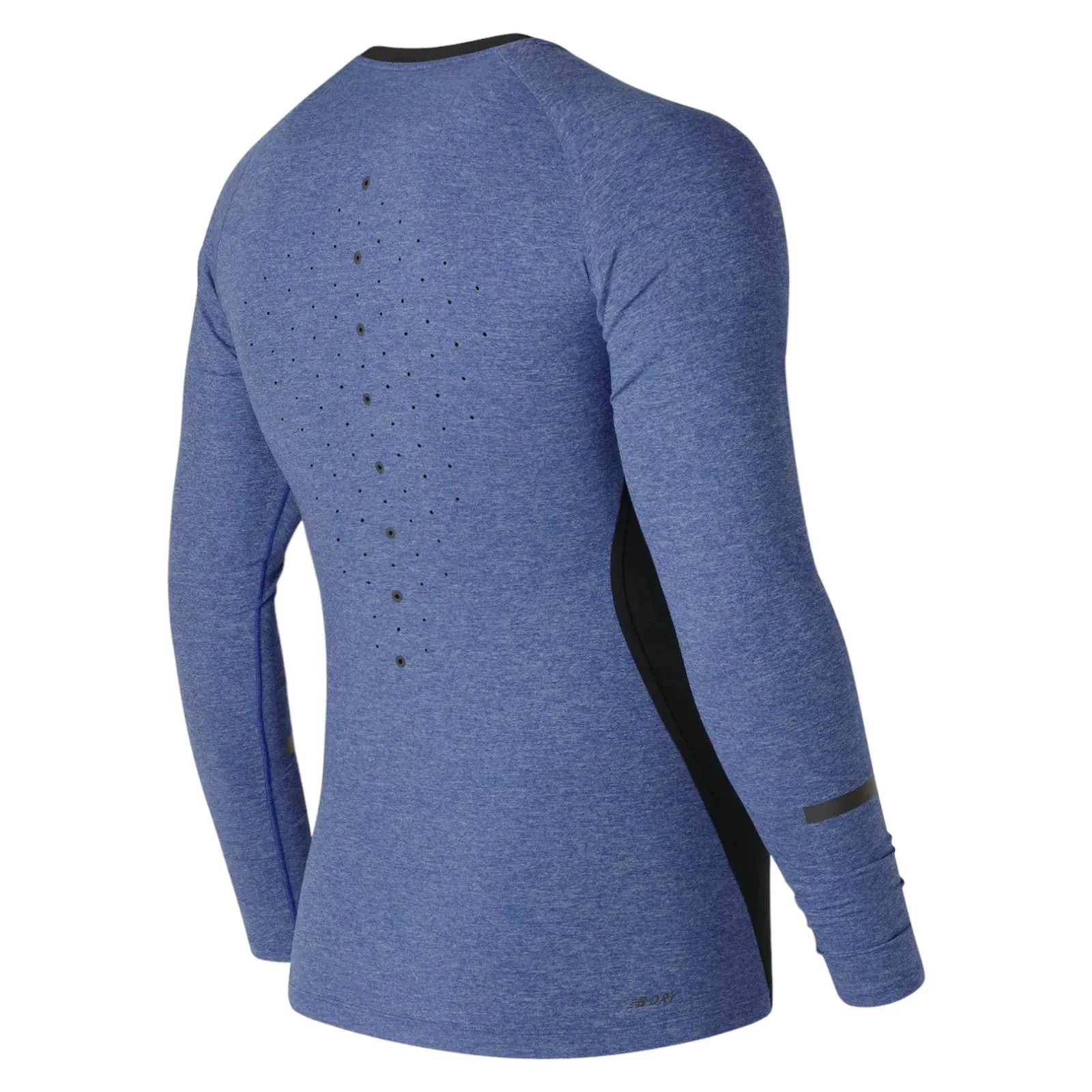 New Balance Trinamic Long Sleeved Running Tee - Blue