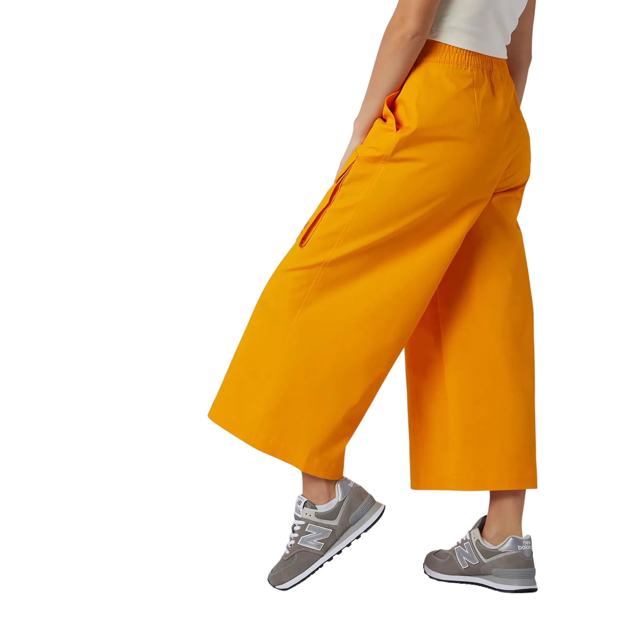 New Balance Womens Athletic Baroque Pants - Orange