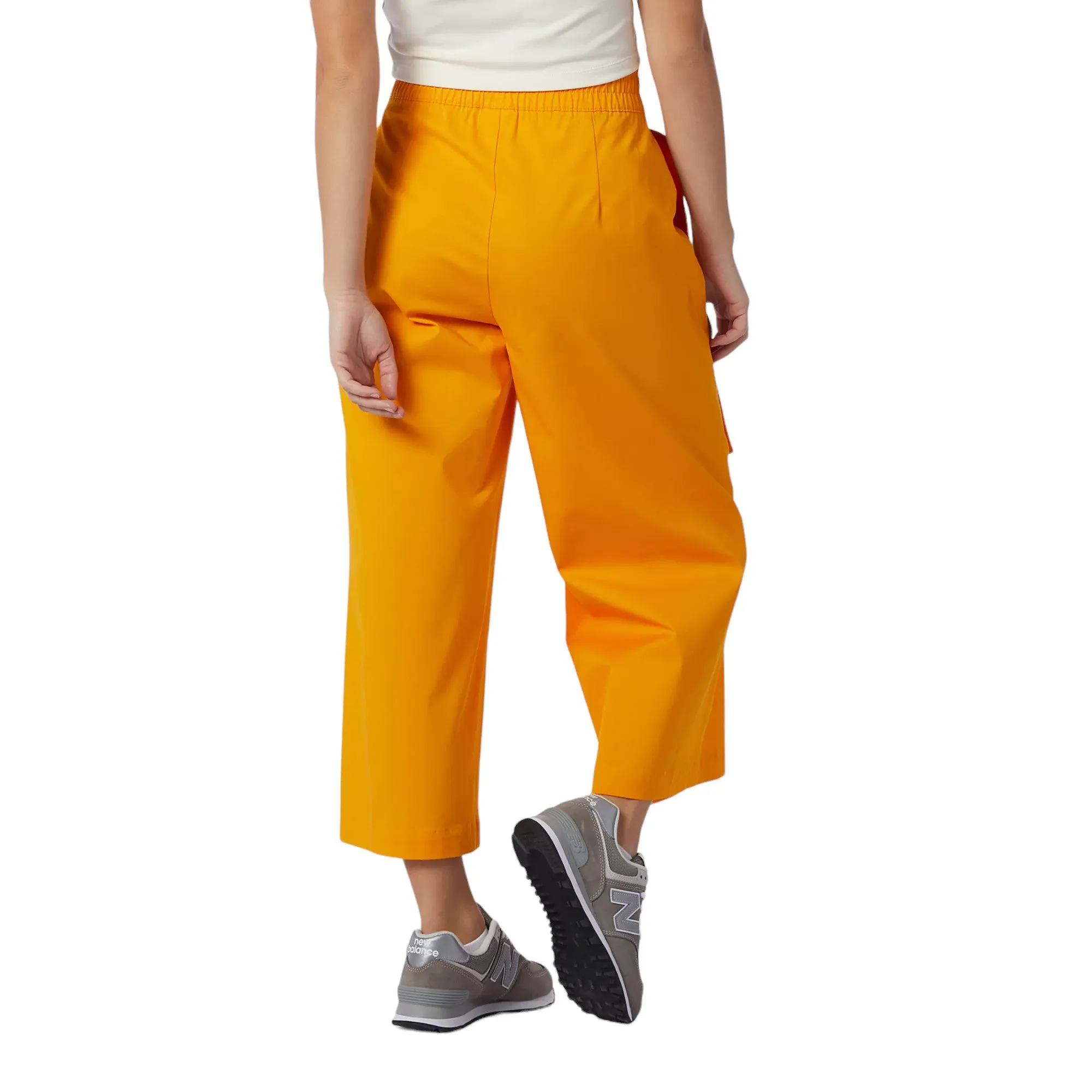 New Balance Womens Athletic Baroque Pants - Orange