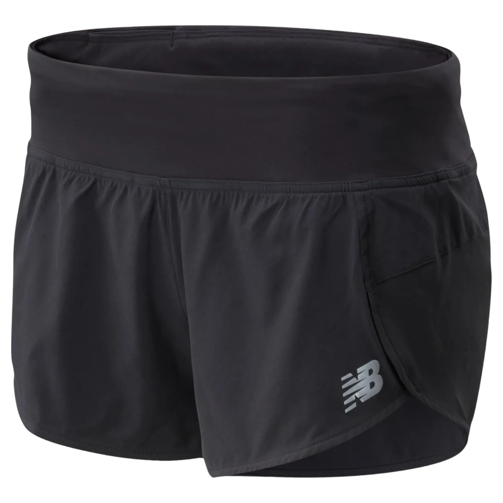 New Balance Womens Impact Run Shorts 3 Inch - Black