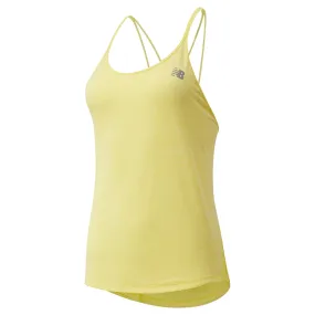 New Balance Womens Impact Run Tank Top - Yellow