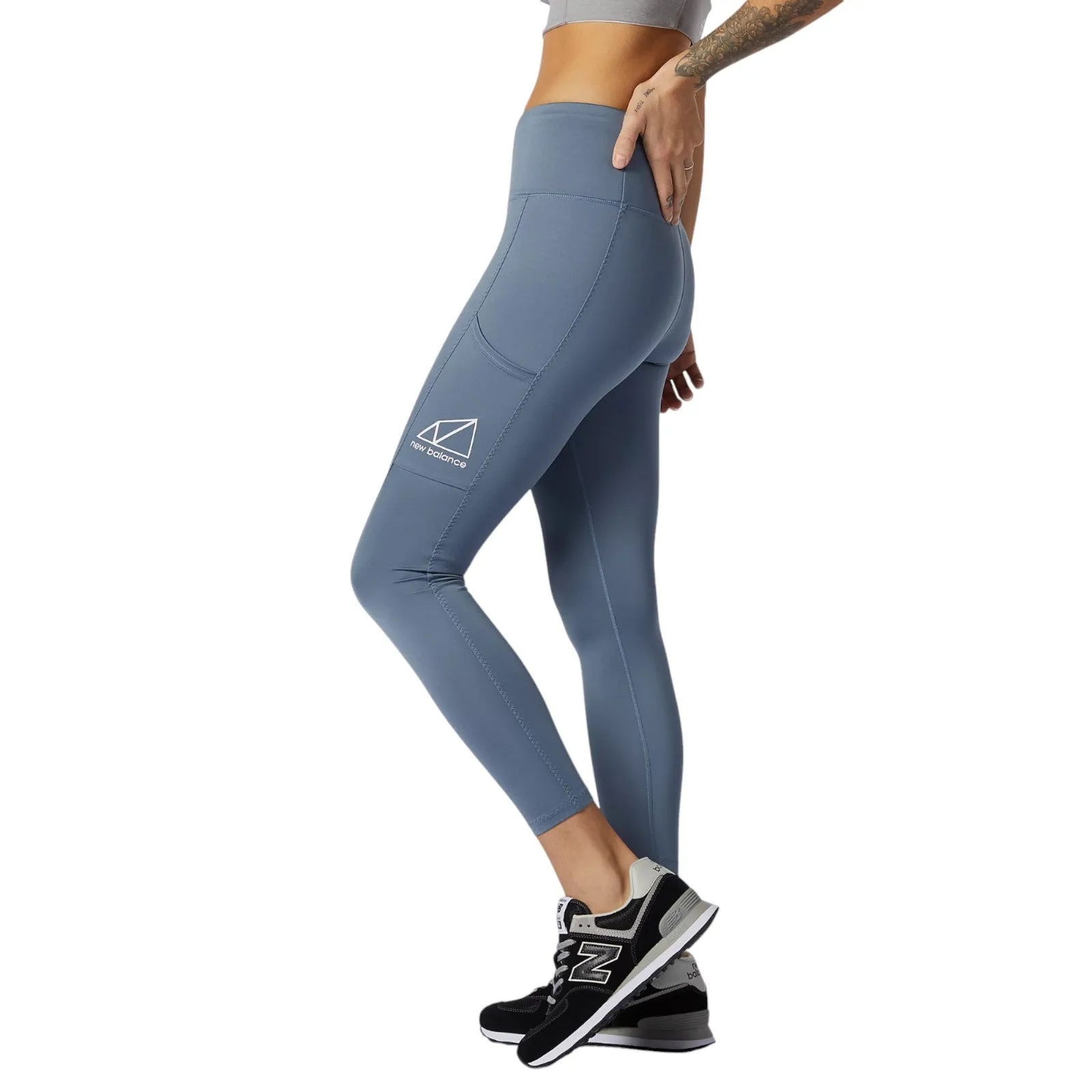 New Balance Womens NB All Terain Leggings - Grey