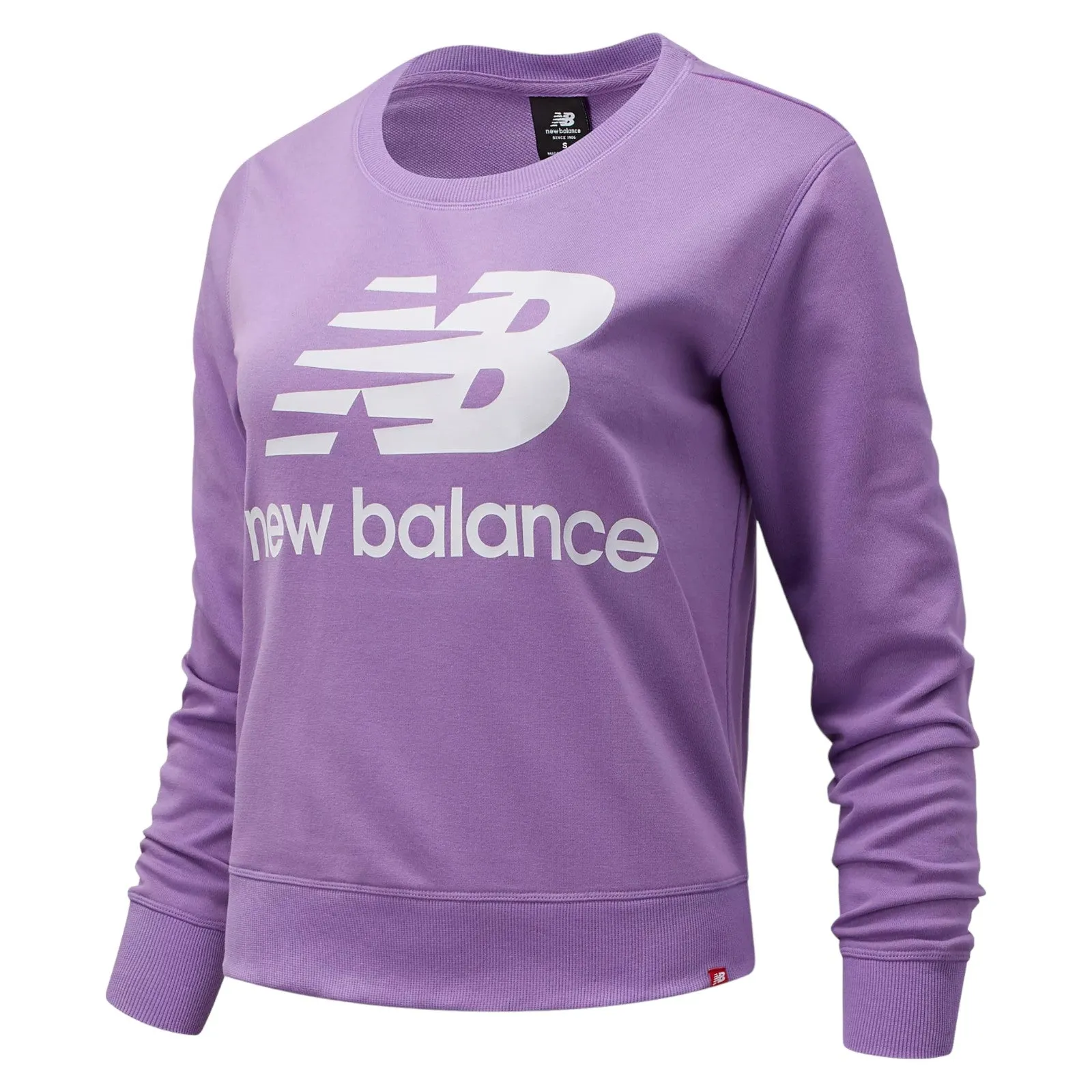 New Balance Womens NB Essentials Crew Fleece - Purple