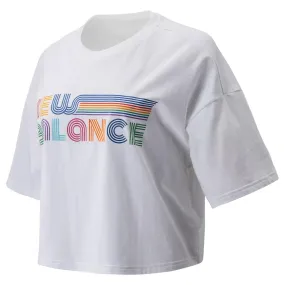 New Balance Womens Pride T Shirt - White