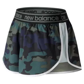 New Balance Womens Printed Acc 2.5 In Sports Shorts - Camo