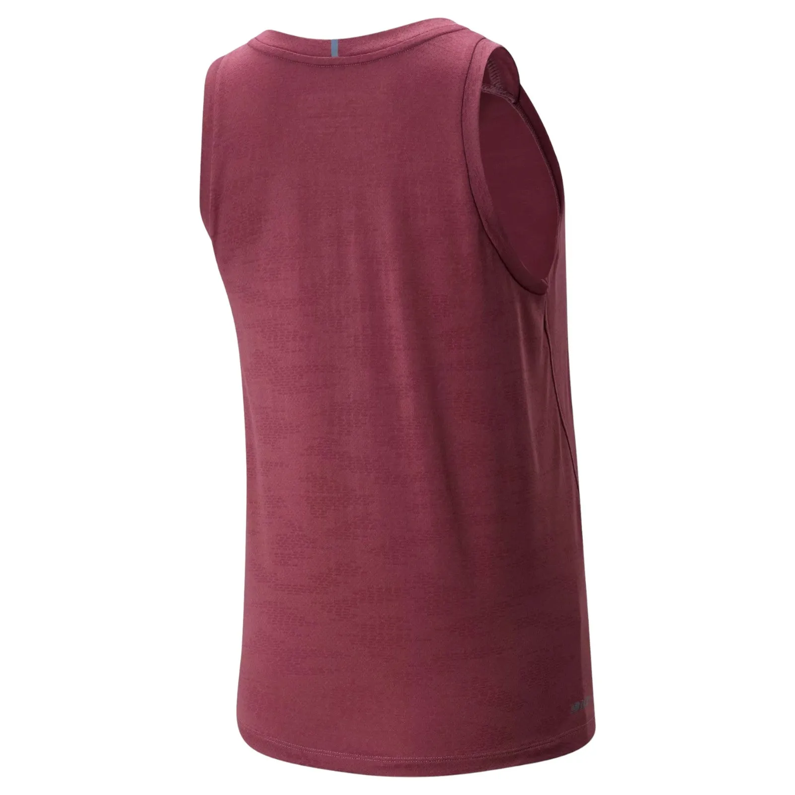 New Balance Womens Q Speed Jacquard Tank Top - Burgundy