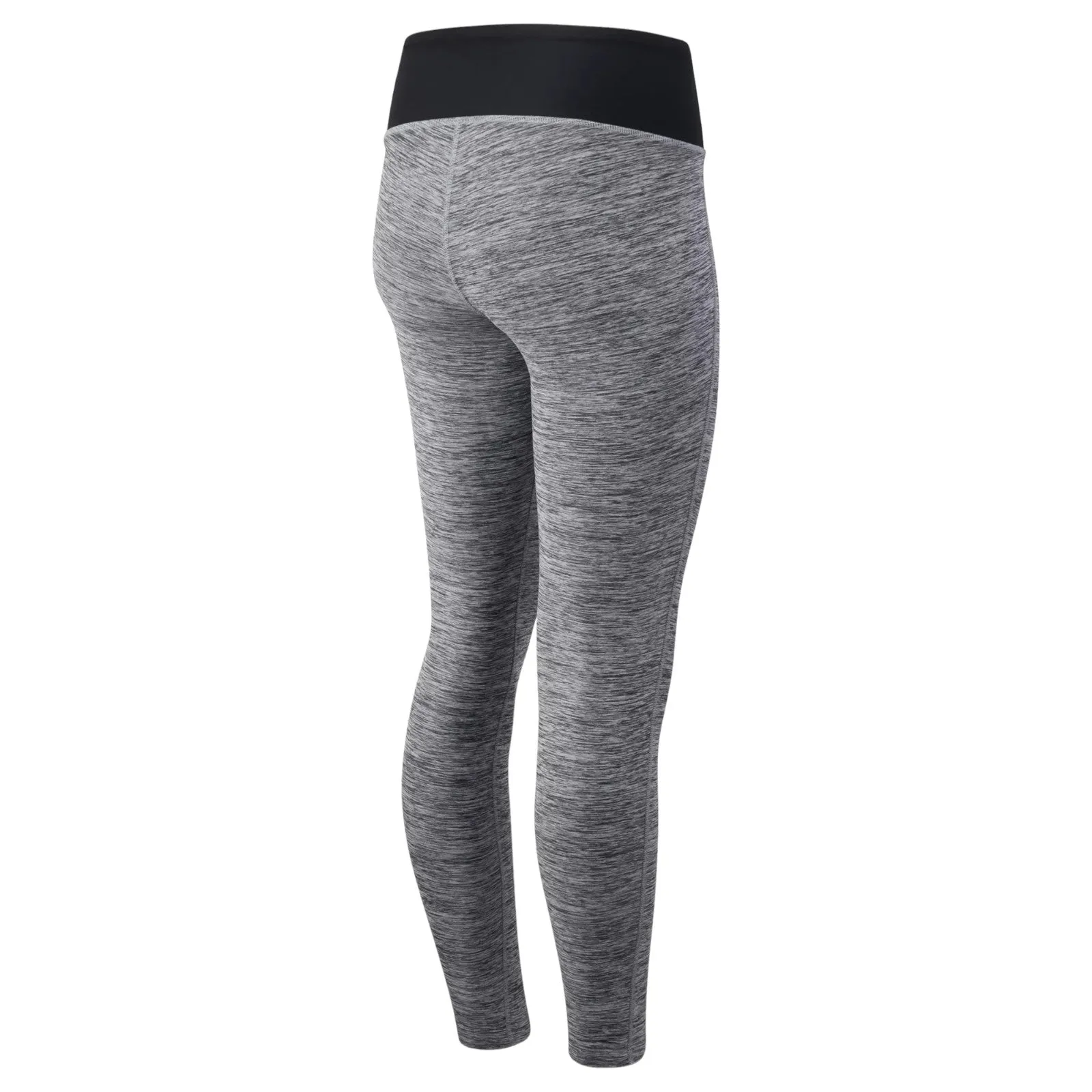 New Balance Womens Self Design Women Grey Tights - Grey