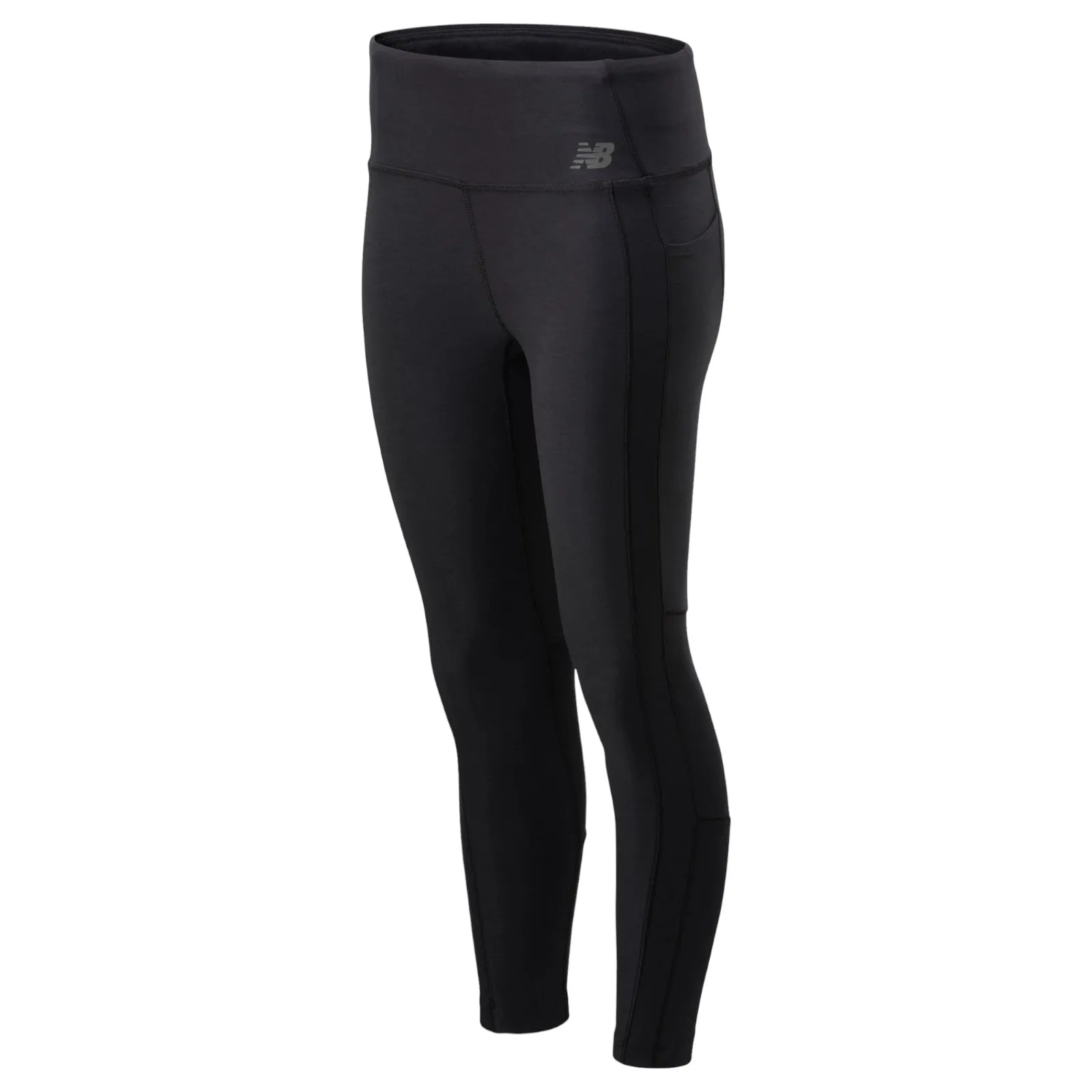 New Balance Womens Sport Space Dye Fun Crop Tights - Black